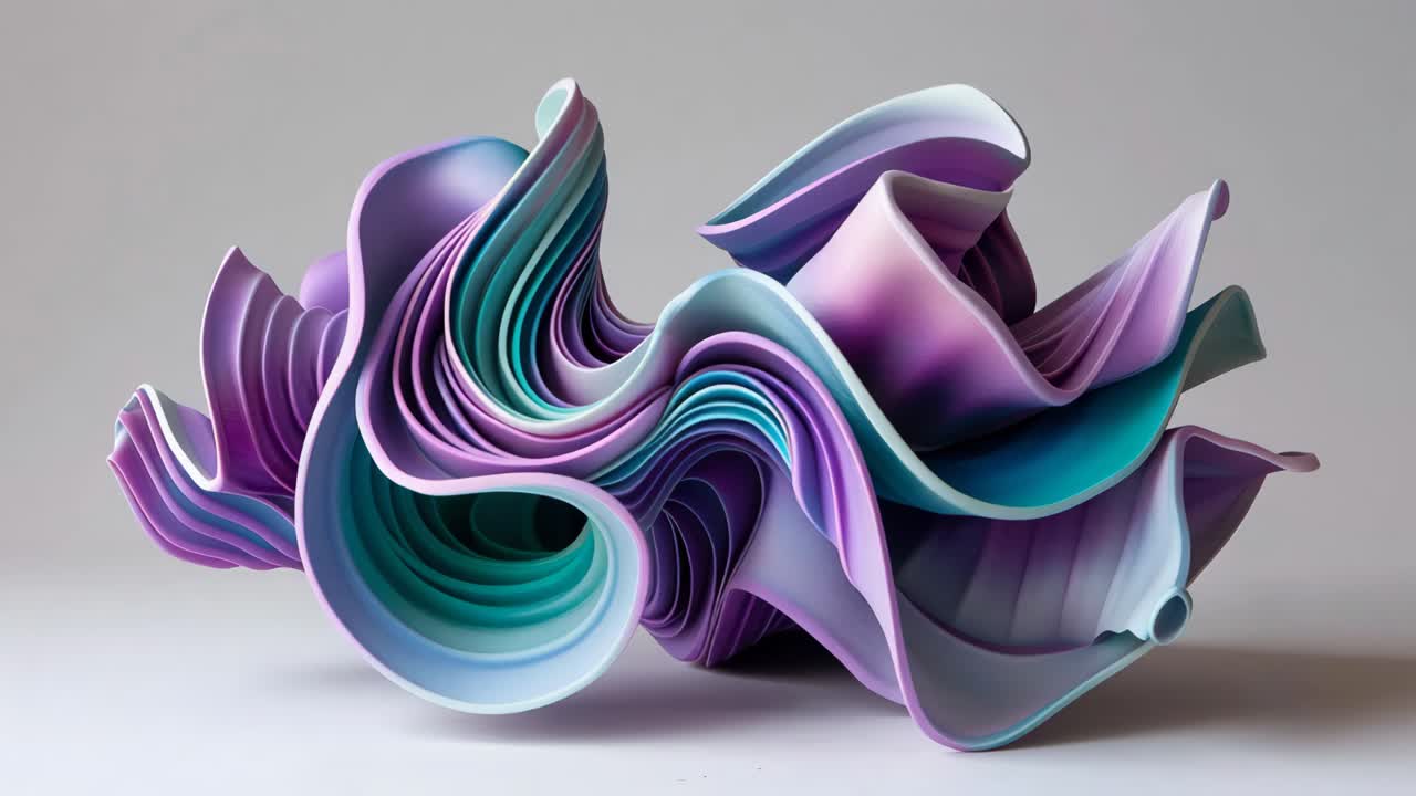 Abstract 3D Sculptural Form