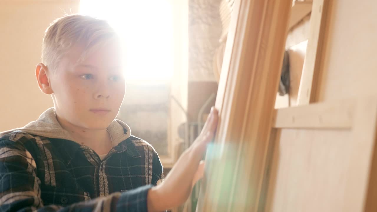 아이들이 목공을 배우는 개념