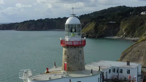 faro de baily, howth, dublín, irlanda, septiembre de 2021