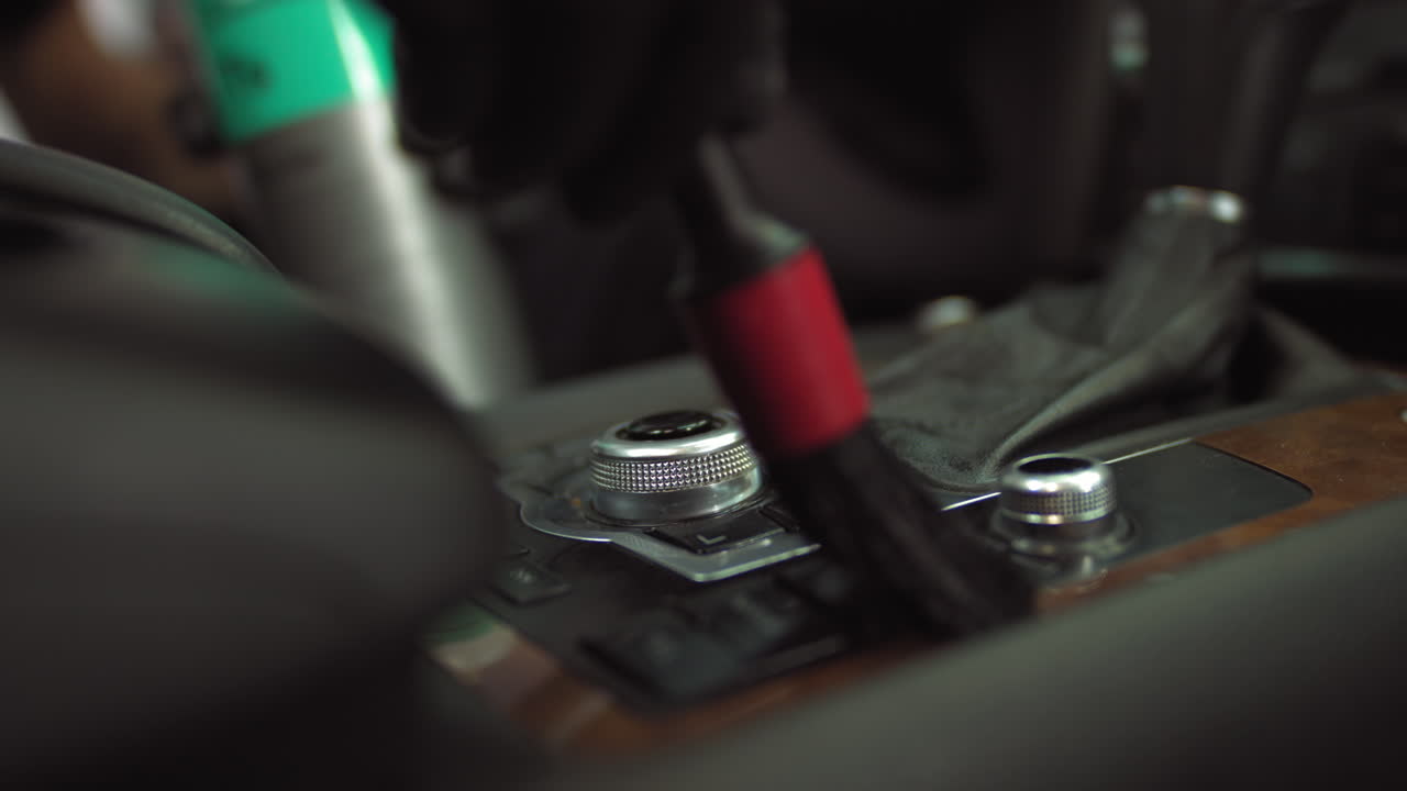 limpieza del interior de un automóvil