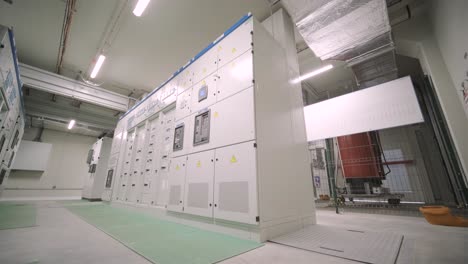 electric voltage control room of a plant