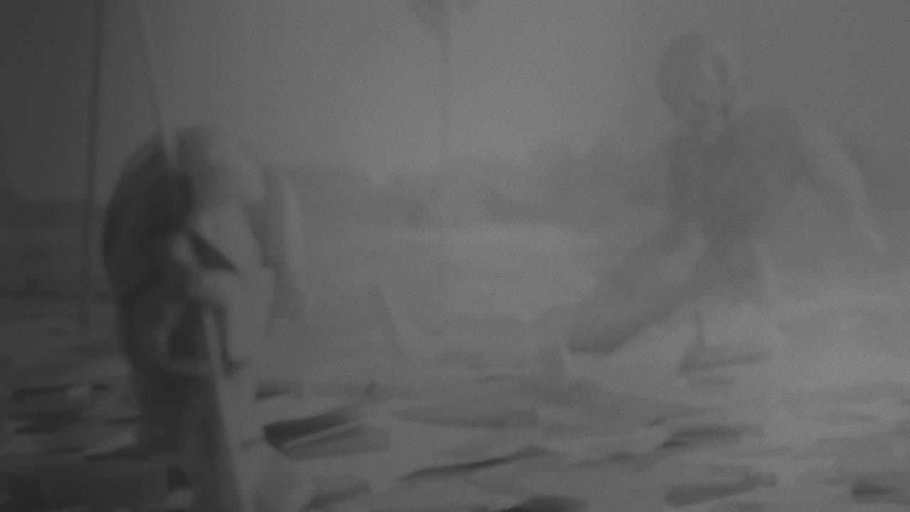 Destroyed andorids on a junkyard in xRay