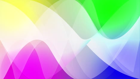 fondo de arquitectura abstracta. onda de sonido circular colorida bucle simple. arco iris 3d renderización de círculos patrón efecto radio. animación de forma blanca y limpia. presentación de negocios. movimiento de costuras