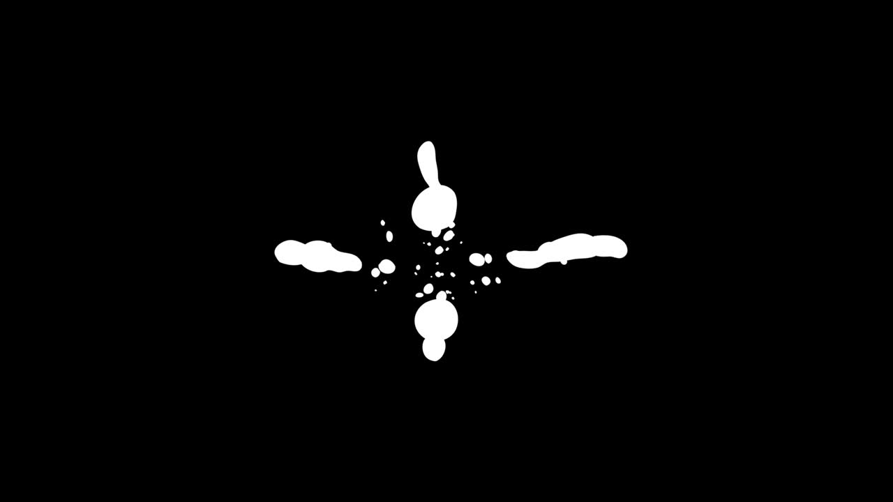 움직이는 물 손으로 그린 모션 그래픽 만화 애니메이션 3 단계