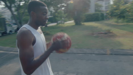 friends meeting outdoor for playing basketball