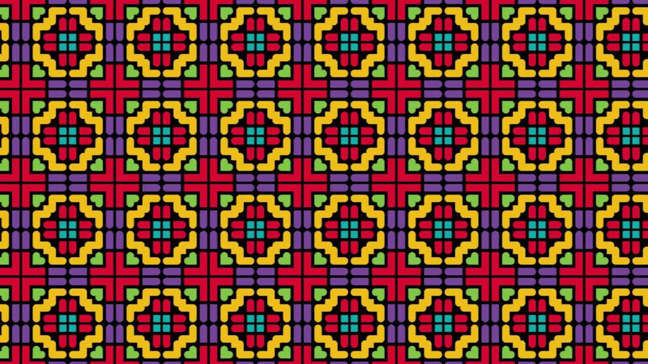 resumen, animación de fondo, gráficos en movimiento, desplazamiento hacia la derecha, rojo, morado y amarillo