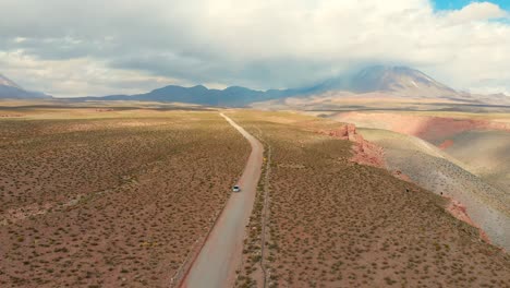 cliff desert road, atacama desert, chile, south america