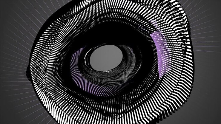 Abstract Background Physcedelic Geometric Tunnel VB