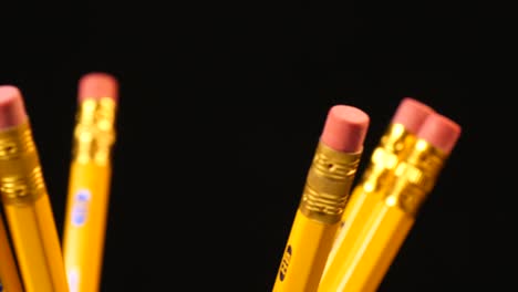 rotate yellow pencils