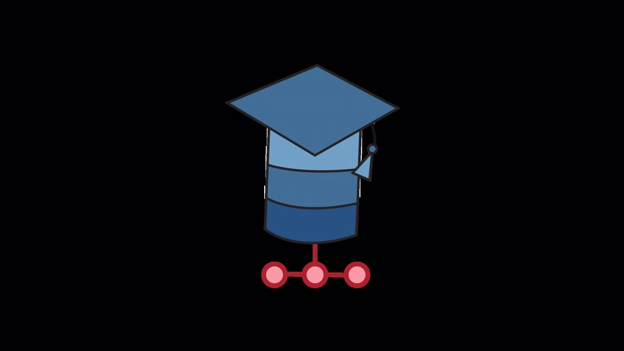 Animated Icon Representing Data Education and Networking
