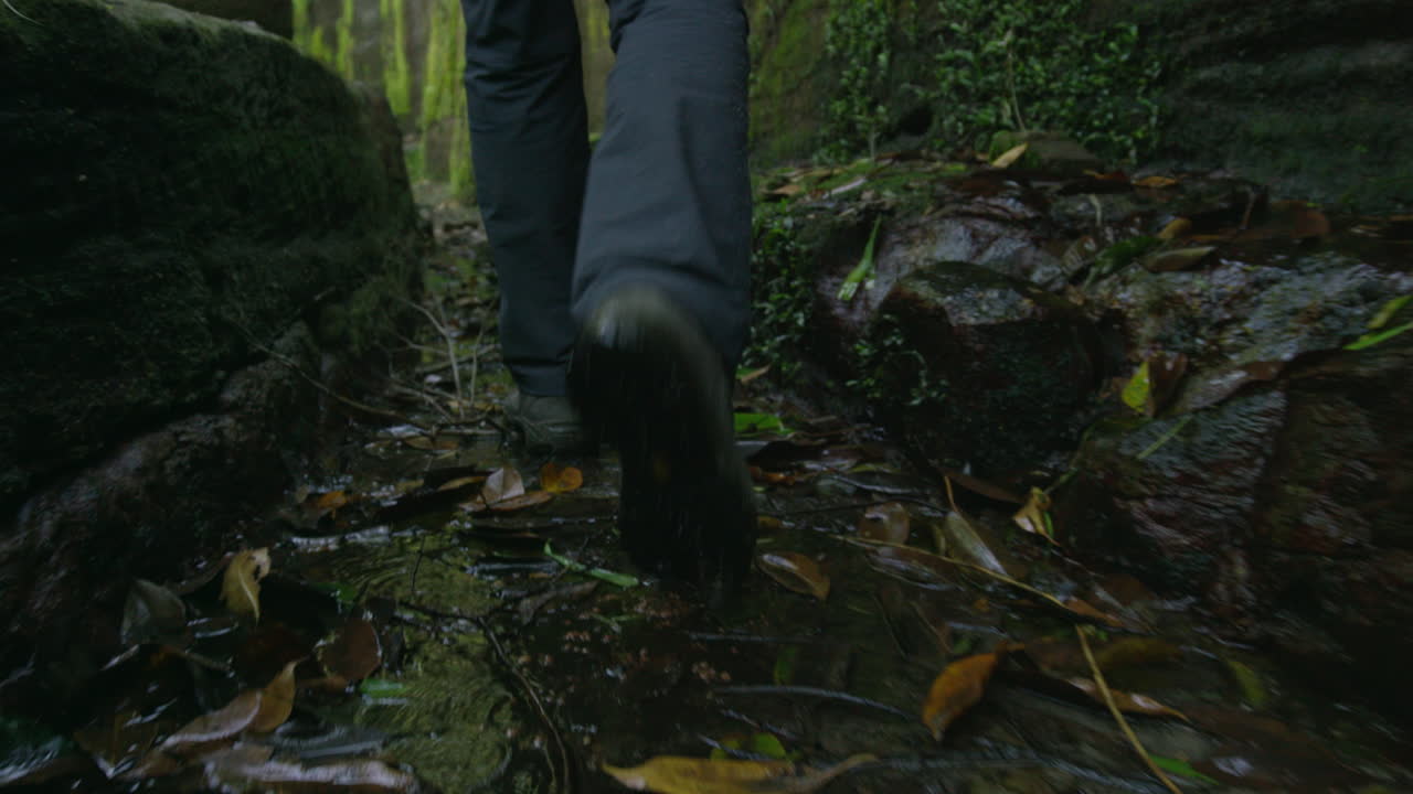 Man walking on a strange place in india