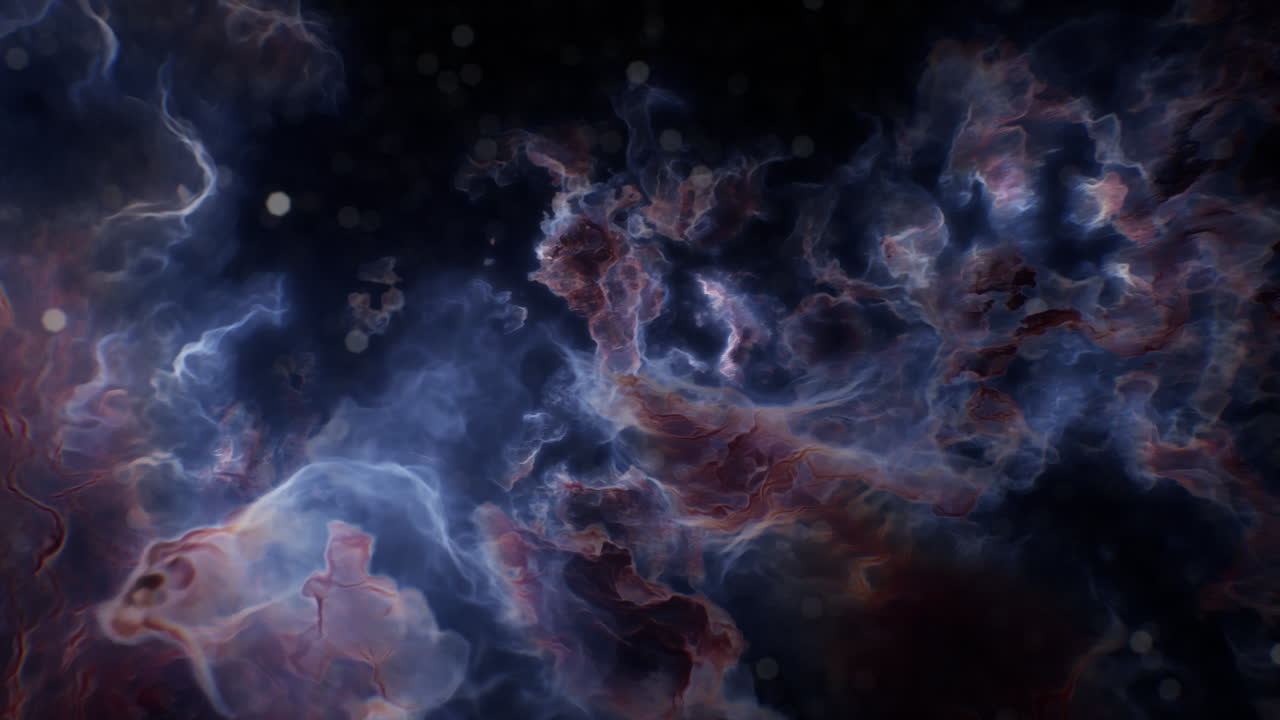 Une belle image abstraite d'une nébuleuse dans l'espace