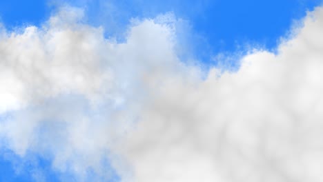 clouds moving on blue sky. time lapse. 4k resolution.