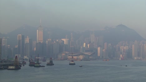 Central-business-district-of-Hong-Kong,-China