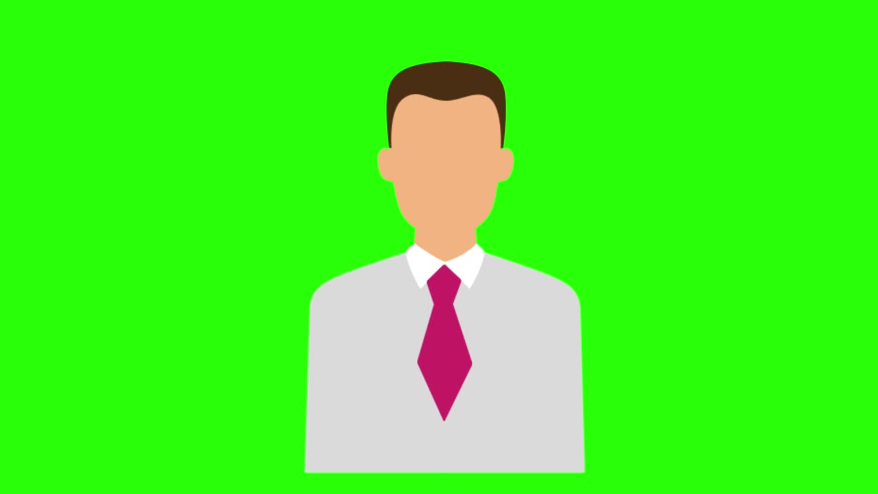 녹색 화면, 아바타, 남자