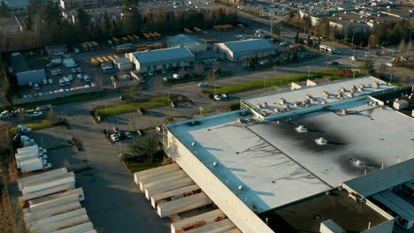 aerial view of a distribution facility