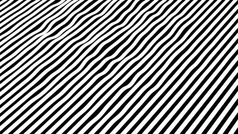 abstract black and white oblique strips movement, flowing in background, zebra effect, seamless loop