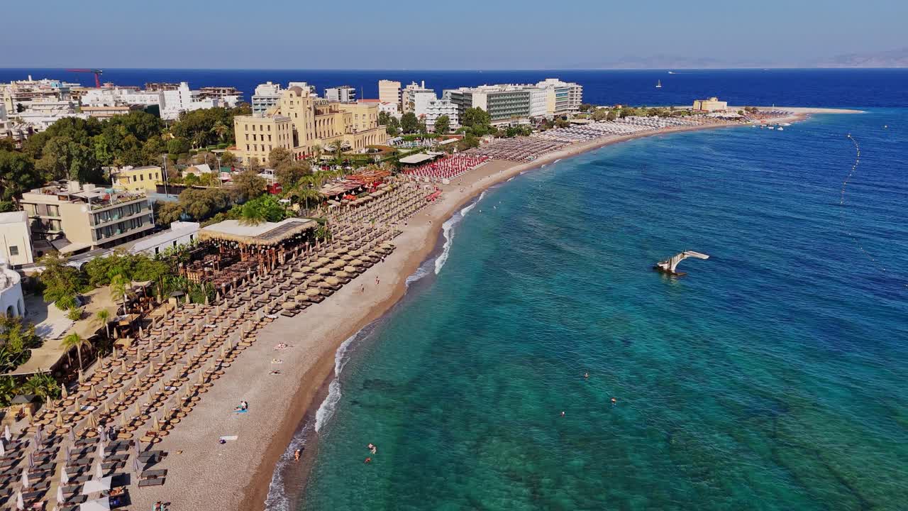 Rodos Plajı Hava Manzarası