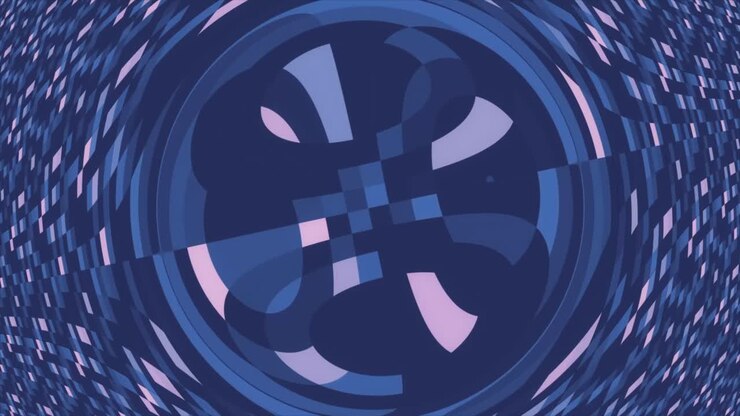 Abstrakt geometrisk design