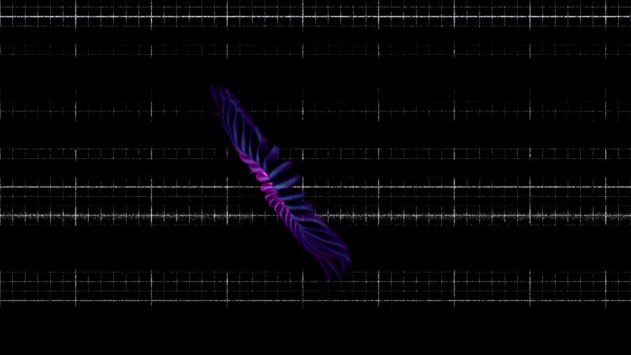 Abstract Background Rotating Segmented Organic Form