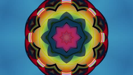 a mind blowing and hypnotizing animated mandala.