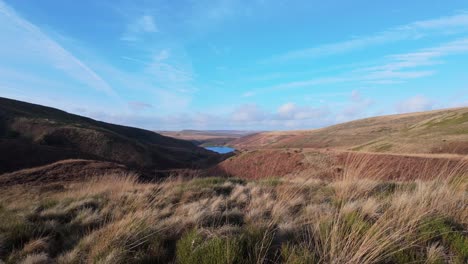 video footage of the bleak and wild landscape of the yorkshire moors