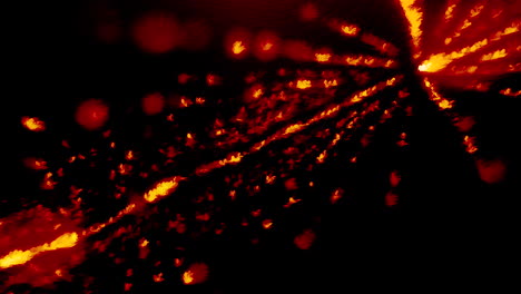 explosión de fuego abstracto