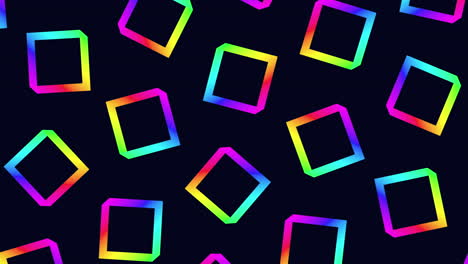 vibrant checkerboard pattern of colorful squares on a dark background