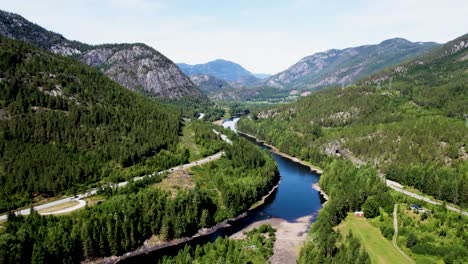 Drone-fottage-of-norwegian-nature