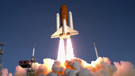 lanzamiento del transbordador espacial