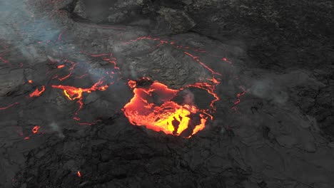 fagradalsfjall volcano erupting in iceland