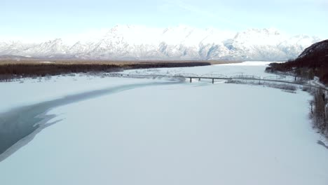 4k-30fps-aerial-video-of-the-Knik-River-bridge