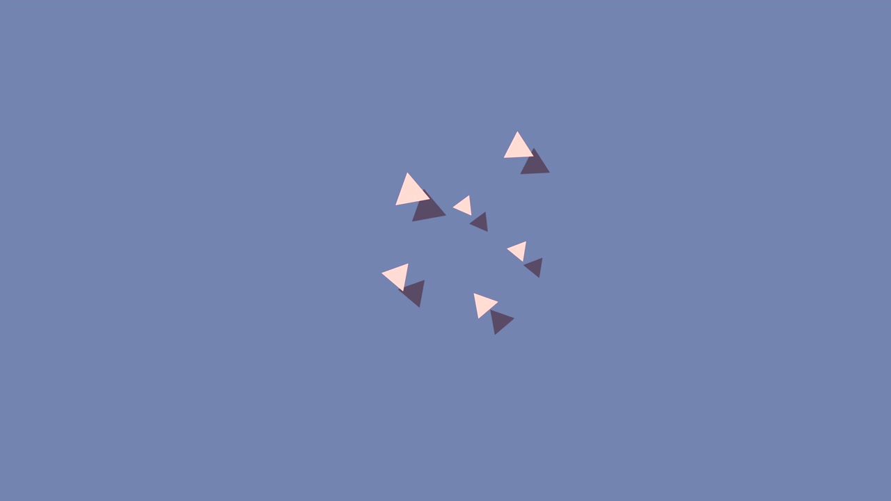 Motion retro geometric shape 14