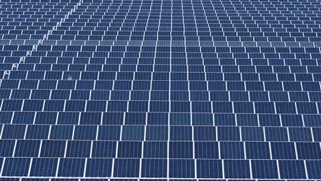 paneles solares en el parque solar en dubái, emiratos árabes unidos