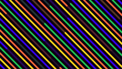 diagonally descending colorful lines background