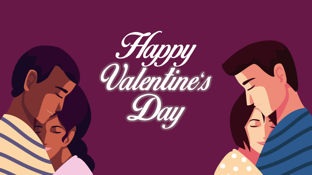 felicità di valentine lettere con amanti coppie personaggi