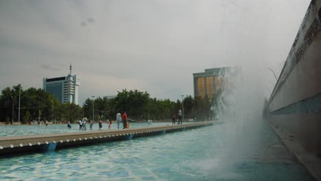 fountain in tashkent uzbekistan. city center, building of the cabinet of ministers 2 of 17