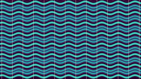 2d graphic video pattern with a horizontal wave effect that moves to the left