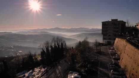 Vista-De-La-Campiña-Circundante-De-Guardiagrele,-Abruzzo,-Italia