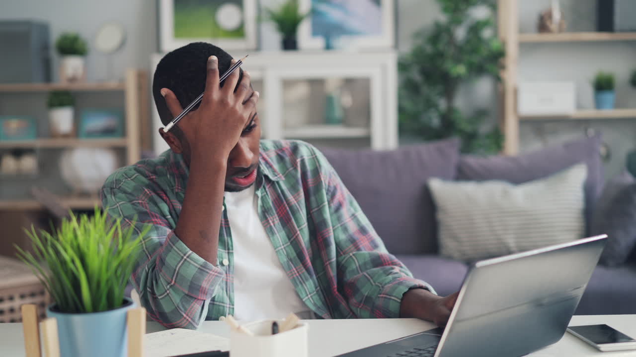 Man Working from Home