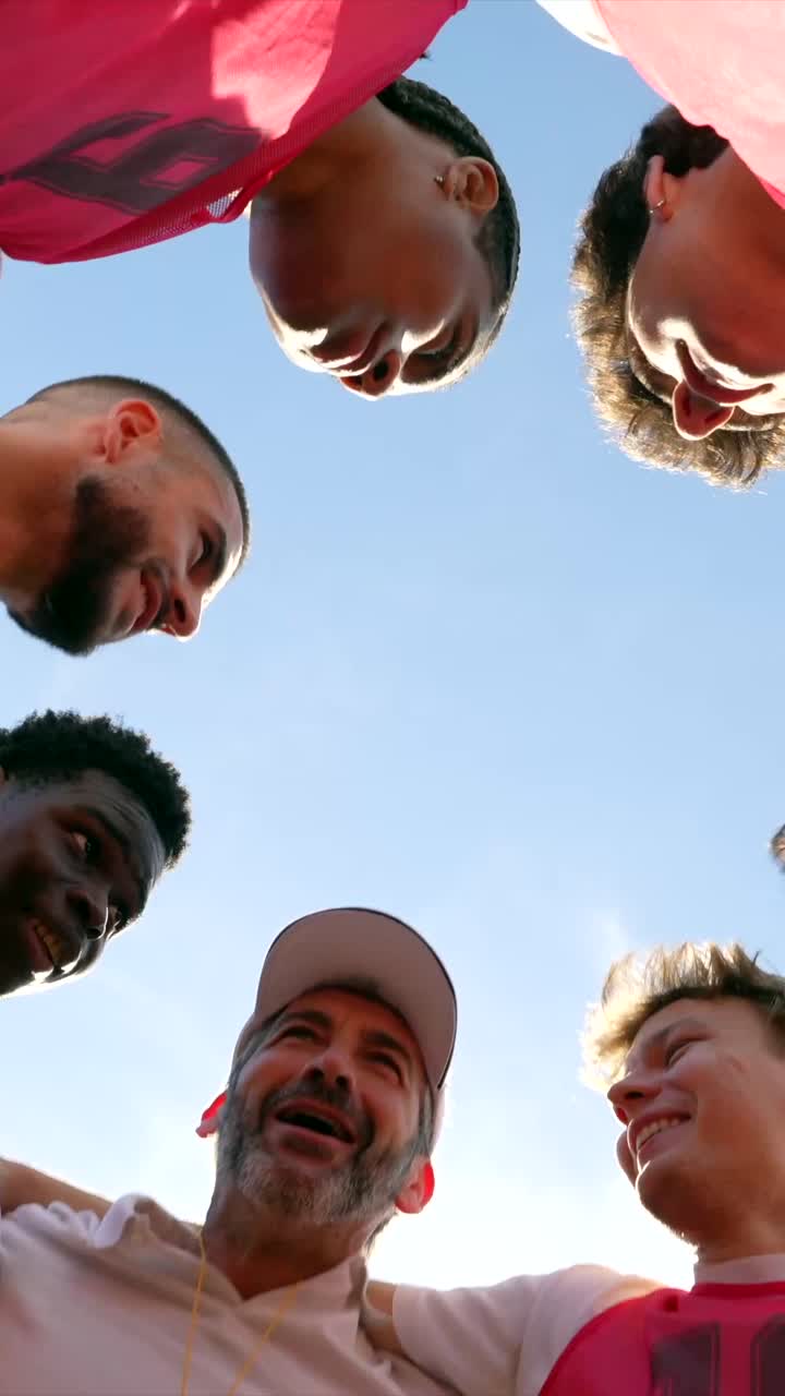 Team Huddle: United and Celebrating Together