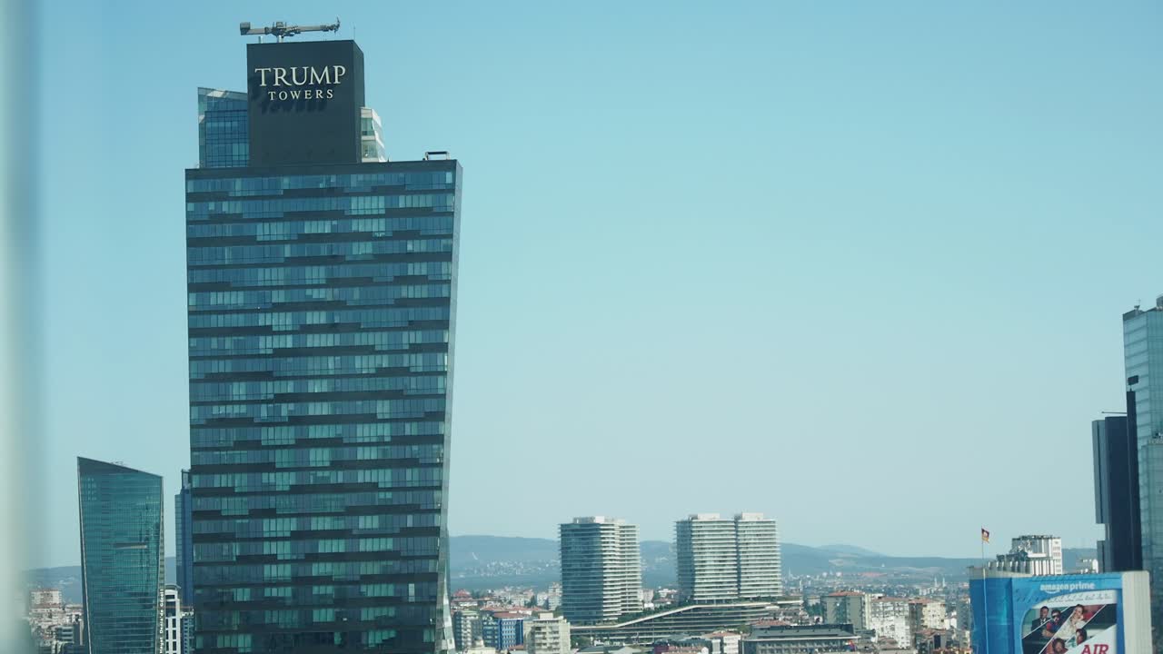 las torres de trump, el paisaje de la ciudad de estambul.