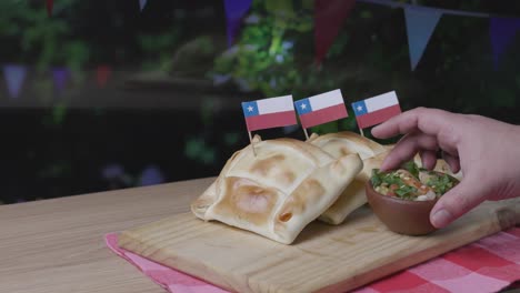 Empanadas-and-Pebre-fiestas-patrias-Chile-backyard