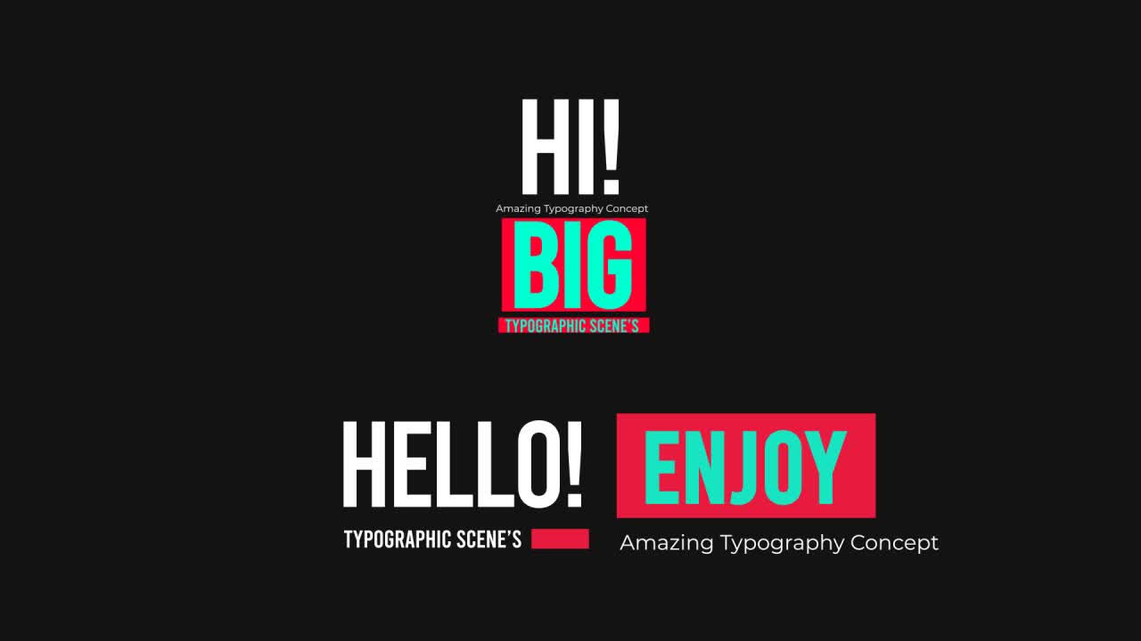 Typography and Text Designs