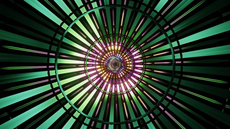 Animazione VJ Loop: Tunnel astratto 02