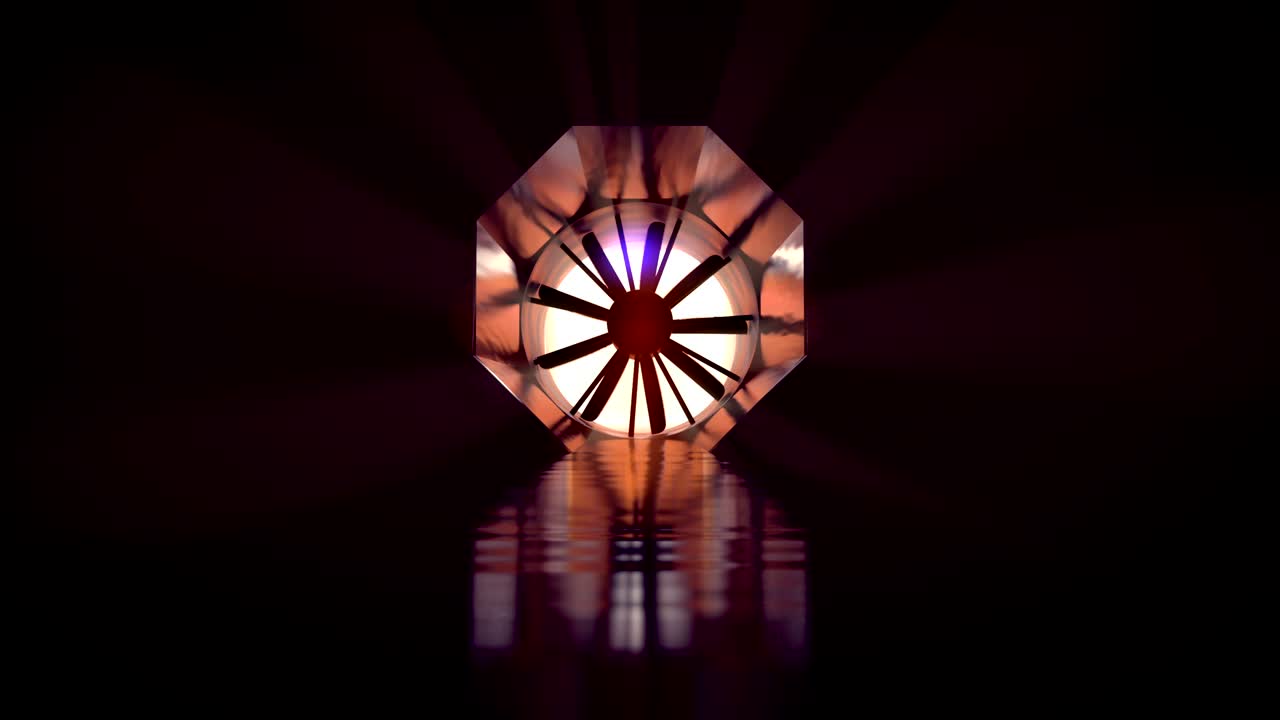 Wind Tunnel in volume light, camera moving closer