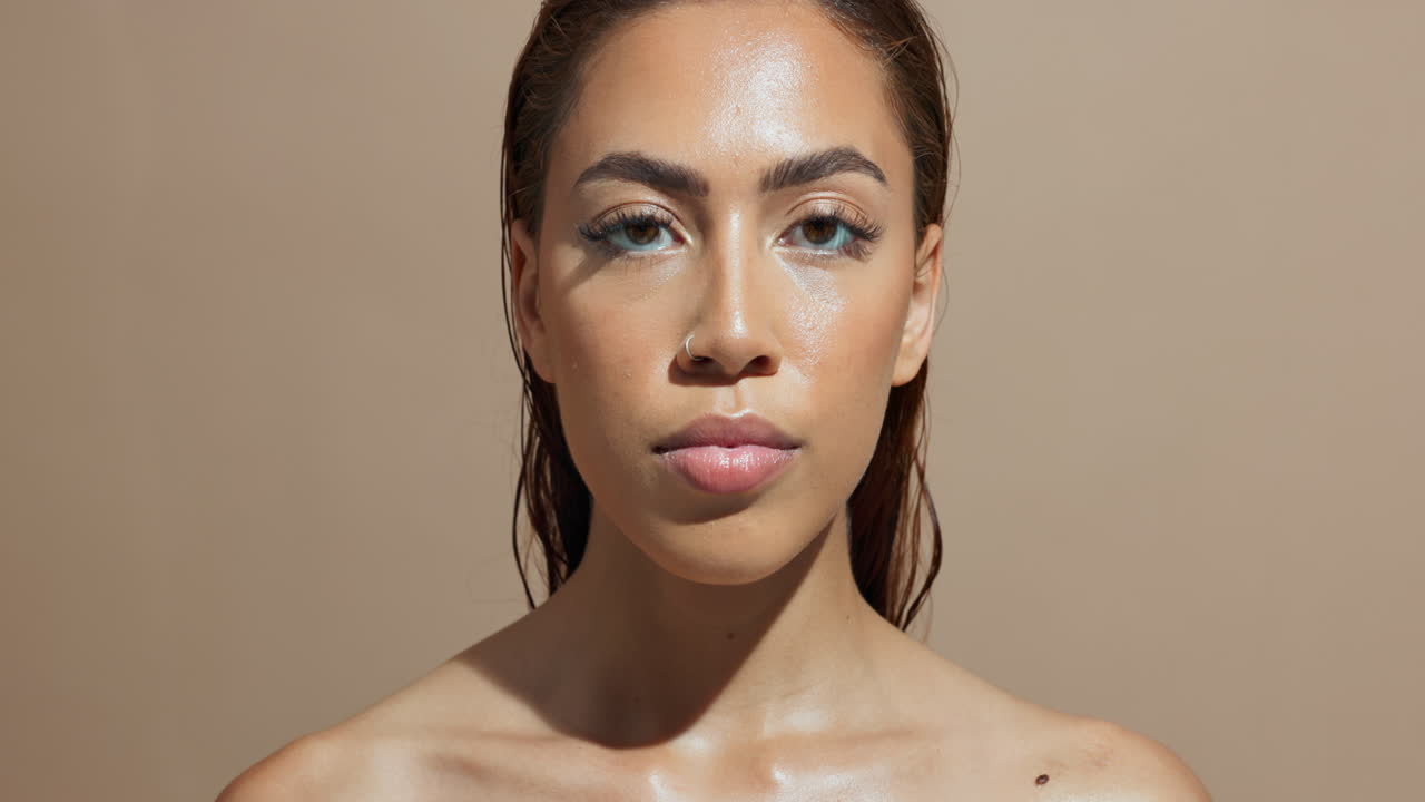 Porträt einer Frau mit Make-up