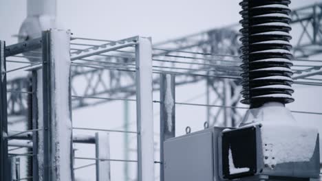 snowy power station equipment