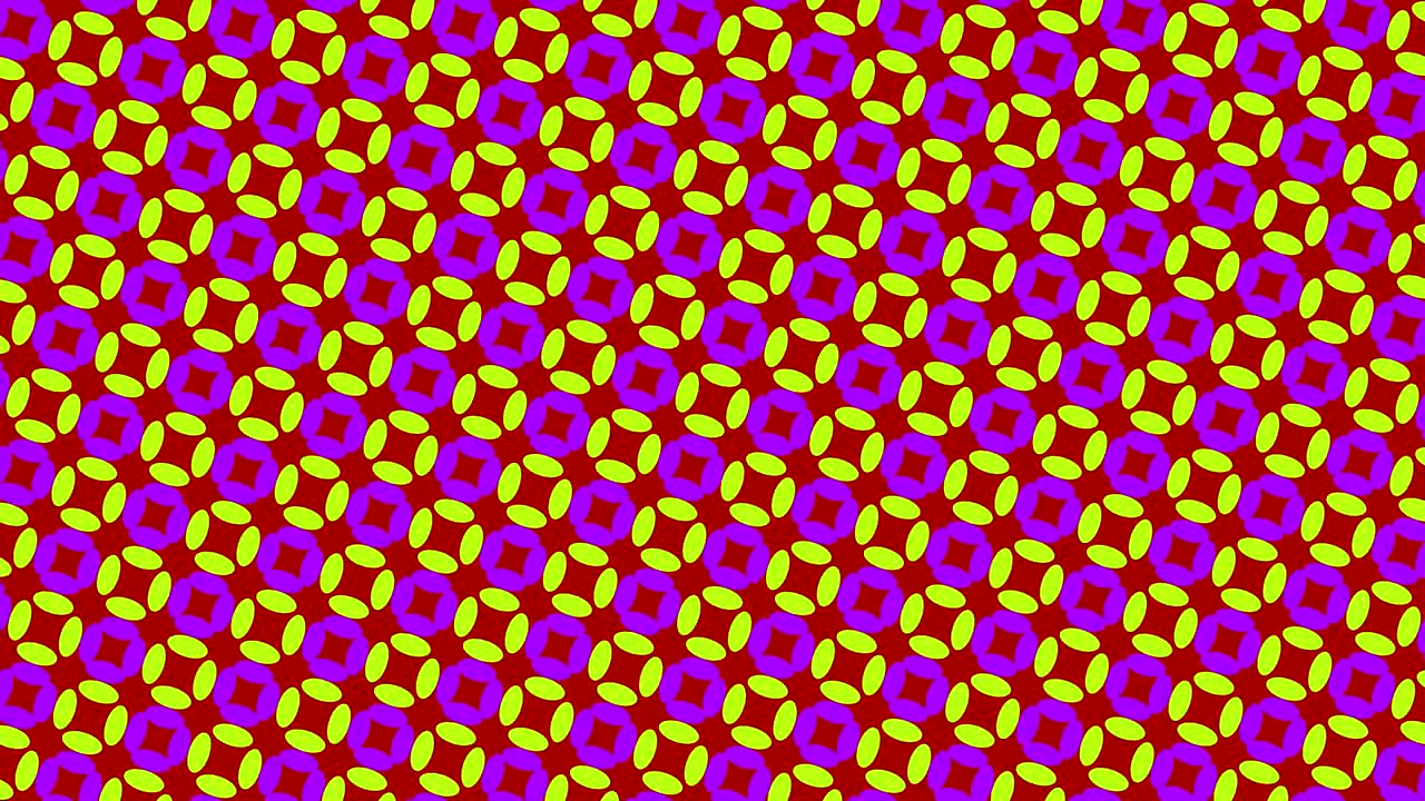 patrón gráfico que cambia de color a medida que gira hacia la izquierda