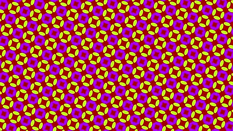 patrón gráfico que cambia de color a medida que gira hacia la izquierda